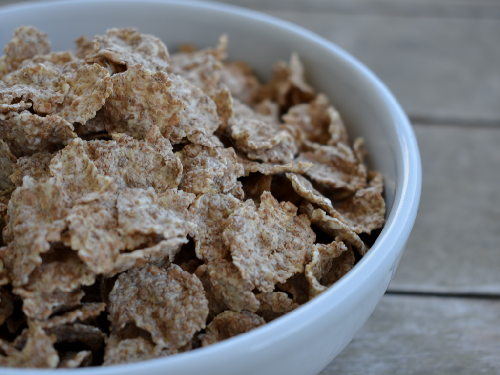 dry wheat bran cereal