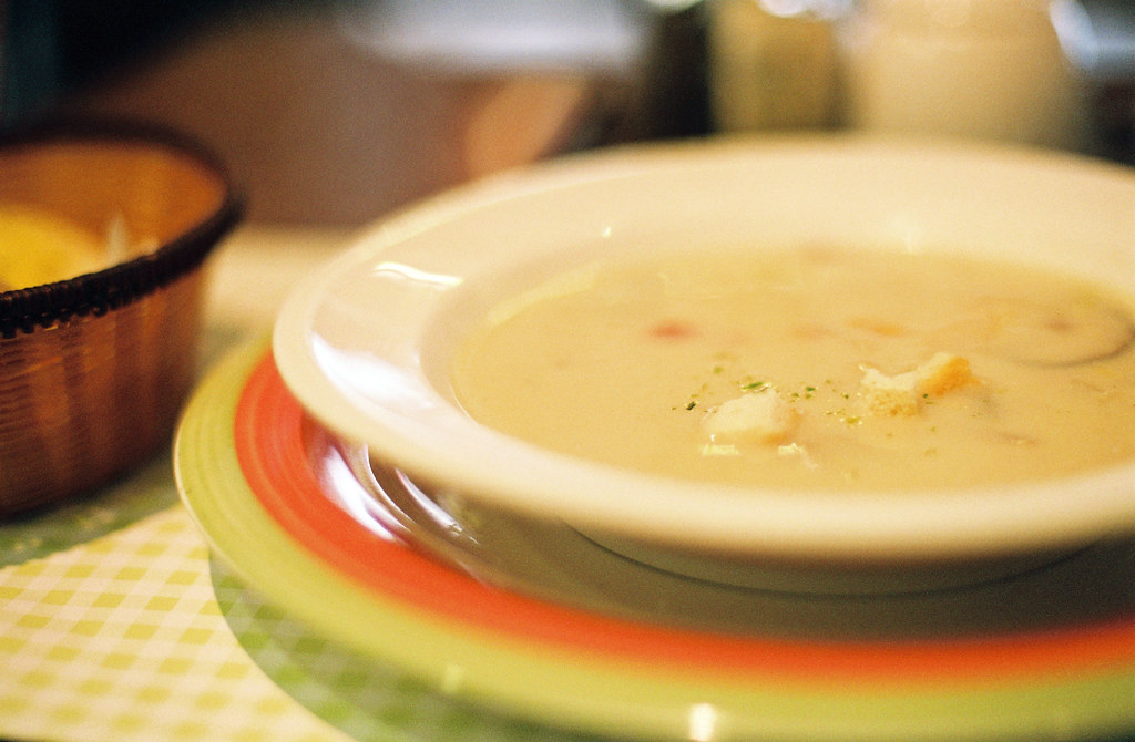 Chilled daikon and potato soup
