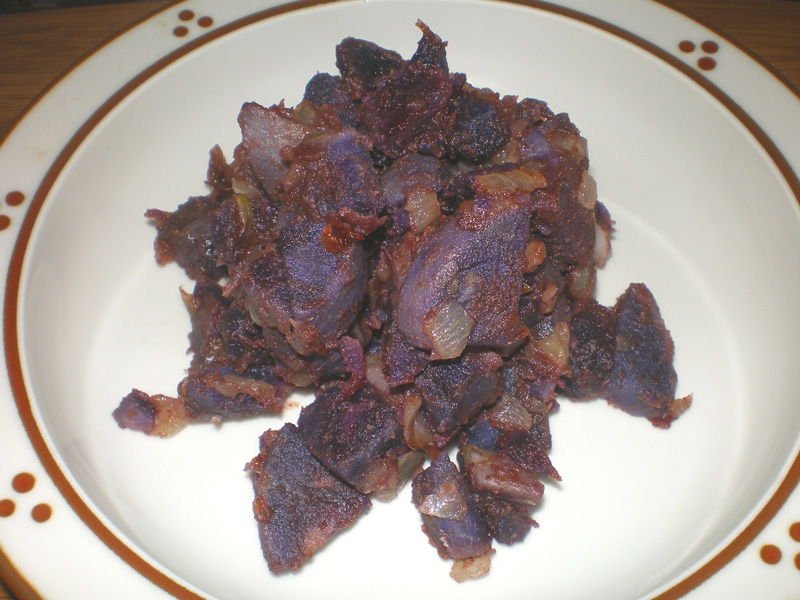 okinawan sweet potato hash