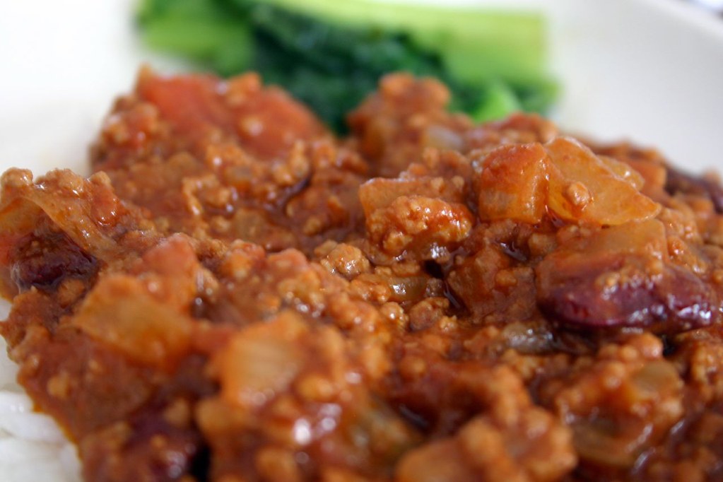 chili con carne with beans