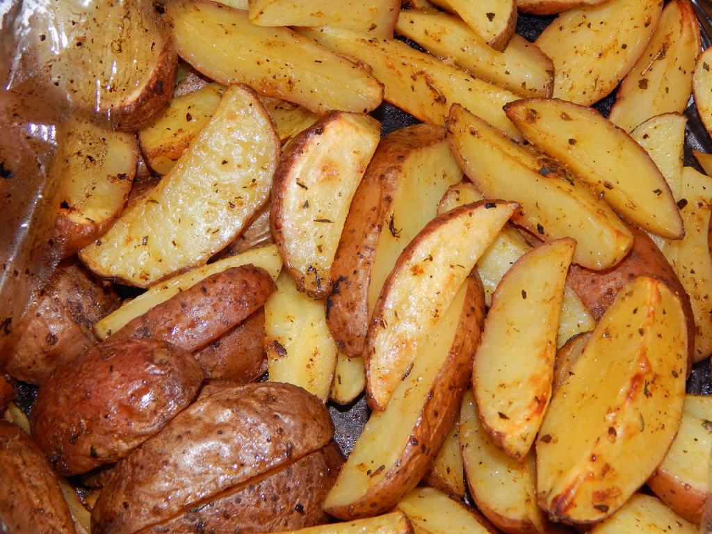 potatoes, red potatoes, baked potato, potato with skin